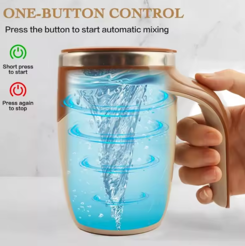 Taza Auto-Mezcladora de 380ml recargable